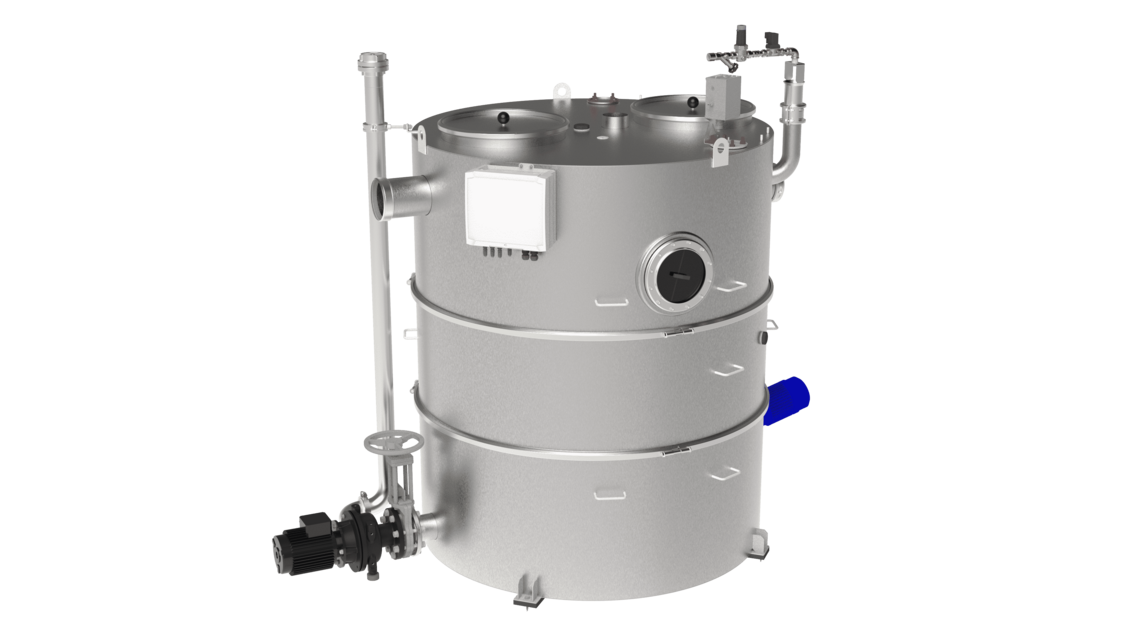 Fettabscheider Edelstahl Edelstahl Fettabscheider MEIKO GREEN